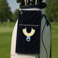 Make A Good First Dental Impression Funny Dentist Golf Towel thumb 2