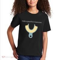 Make A Good First Dental Impression Funny Dentist Kids T-Shirt thumb 2