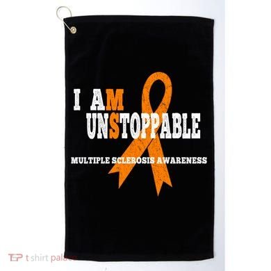 Ms Awareness Gift I Am Unstoppable Ms Gift Golf Towel