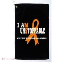 Ms Awareness Gift I Am Unstoppable Ms Gift Golf Towel thumb 0