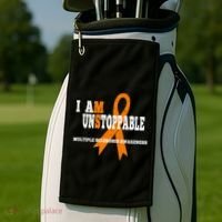 Ms Awareness Gift I Am Unstoppable Ms Gift Golf Towel thumb 2