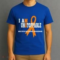 Ms Awareness Gift I Am Unstoppable Ms Gift T-Shirt thumb 3