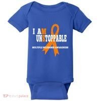 Ms Awareness Gift I Am Unstoppable Ms Gift Baby Bodysuit thumb 0