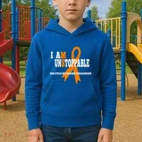 Ms Awareness Gift I Am Unstoppable Ms Gift Kids Hoodie thumb 2