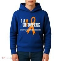 Ms Awareness Gift I Am Unstoppable Ms Gift Kids Hoodie thumb 4