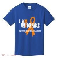 Ms Awareness Gift I Am Unstoppable Ms Gift Kids T-Shirt thumb 0