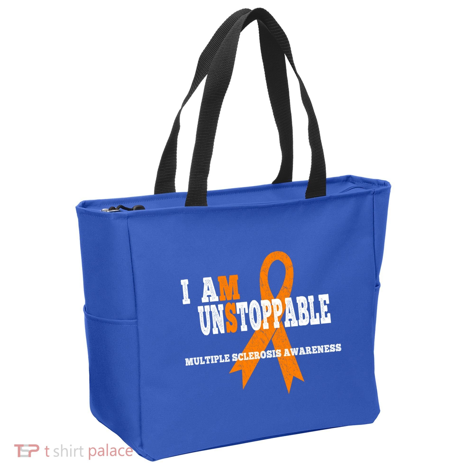 Ms Awareness Gift I Am Unstoppable Ms Gift Tote Bag