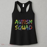 Matching Autism Gifts For Family Puzzle Art Autism Squad Women's Tank Top thumb 3