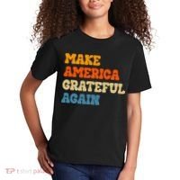 Make America Grateful Again Thanksgiving Patriotic July 4th Kids T-Shirt thumb 2