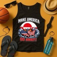 Make America Go Away Greenland Not For Sale  Tank Top thumb 4