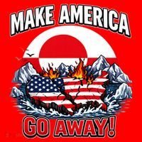 Make America Go Away Greenland Not For Sale  Santa Hat thumb 1
