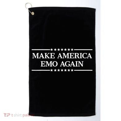 Make America Goth Again Funny Goth Tee Gift Humor Joke Golf Towel