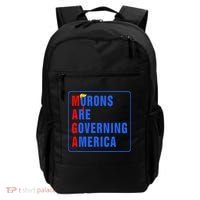 Morons Are Governing America Funny Trump 2024 (5) Backpack thumb 0