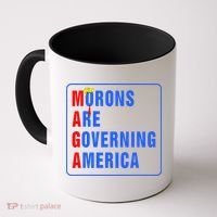 Morons Are Governing America Funny Trump 2024 (5) Coffee Mug thumb 0