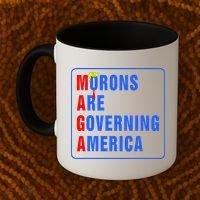 Morons Are Governing America Funny Trump 2024 (5) Coffee Mug thumb 2