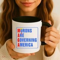 Morons Are Governing America Funny Trump 2024 (5) Coffee Mug thumb 3
