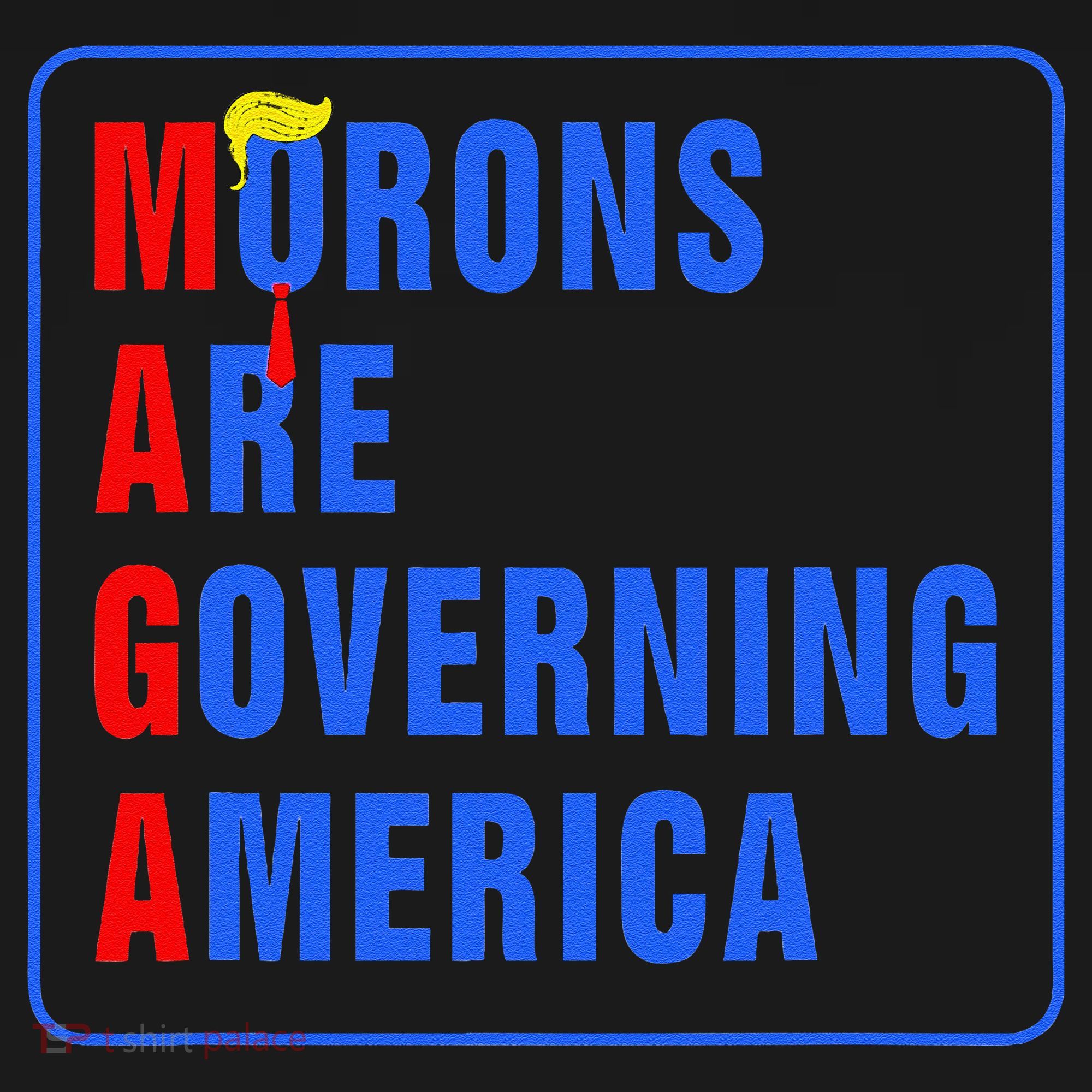 Morons Are Governing America Funny Trump 2024 (5) Women's Hoodie