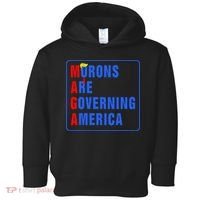 Morons Are Governing America Funny Trump 2024 (5) Toddler Hoodie thumb 0