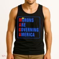 Morons Are Governing America Funny Trump 2024 (5) Tank Top thumb 3