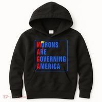 Morons Are Governing America Funny Trump 2024 (5) Kids Hoodie thumb 0
