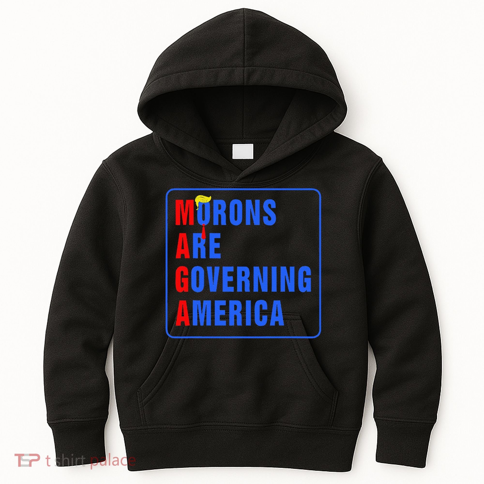 Morons Are Governing America Funny Trump 2024 (5) Kids Hoodie