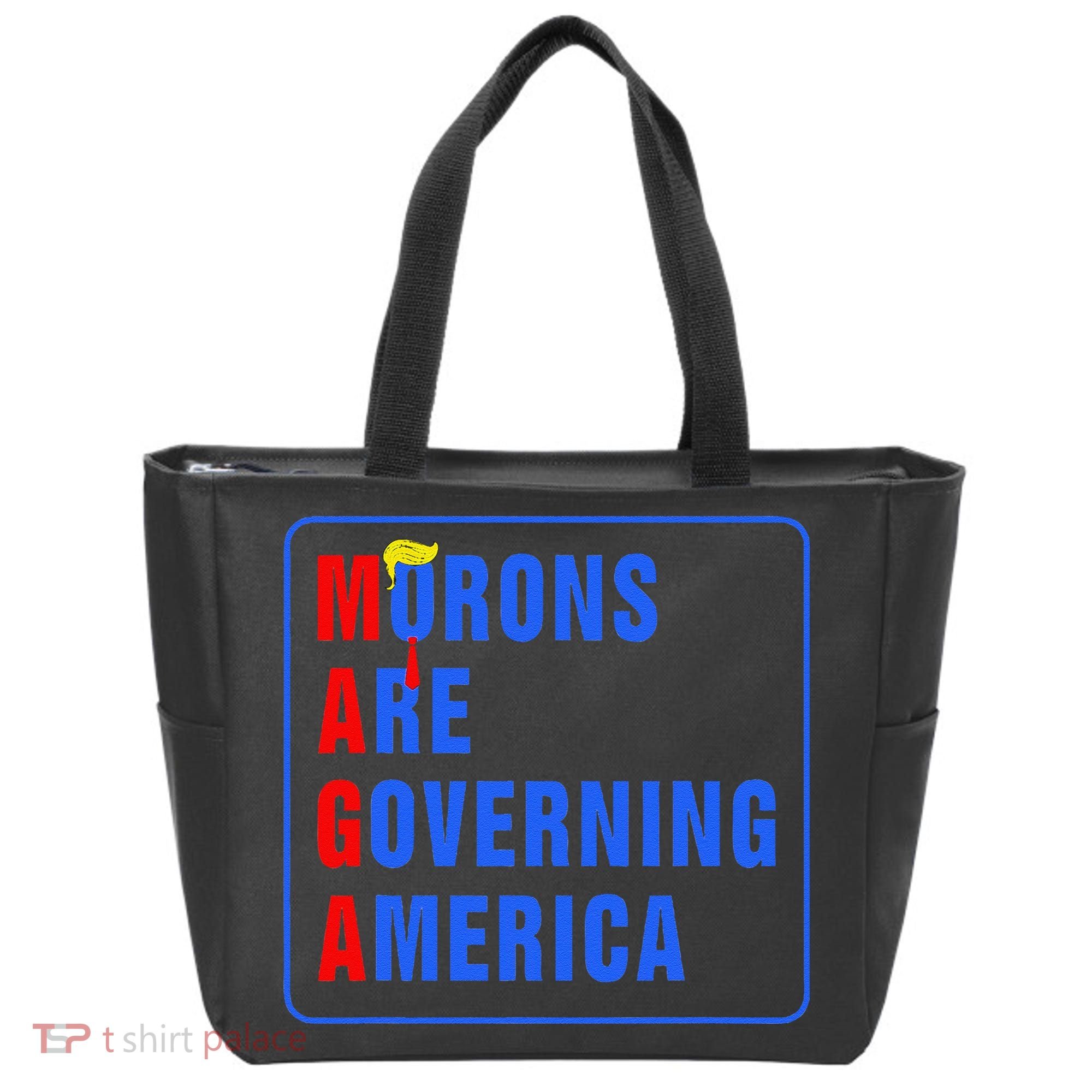 Morons Are Governing America Funny Trump 2024 (5) Tote Bag