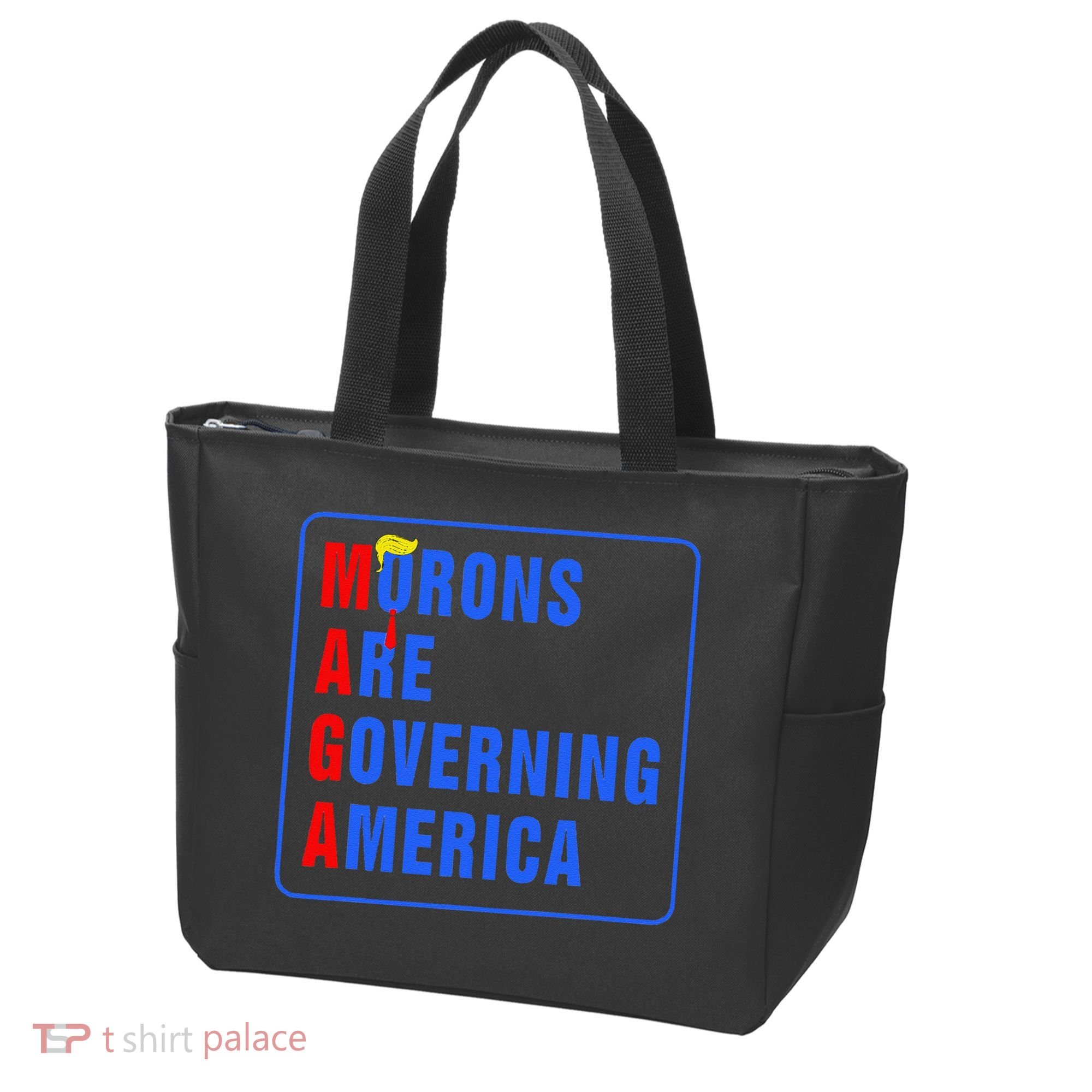 Morons Are Governing America Funny Trump 2024 (5) Tote Bag