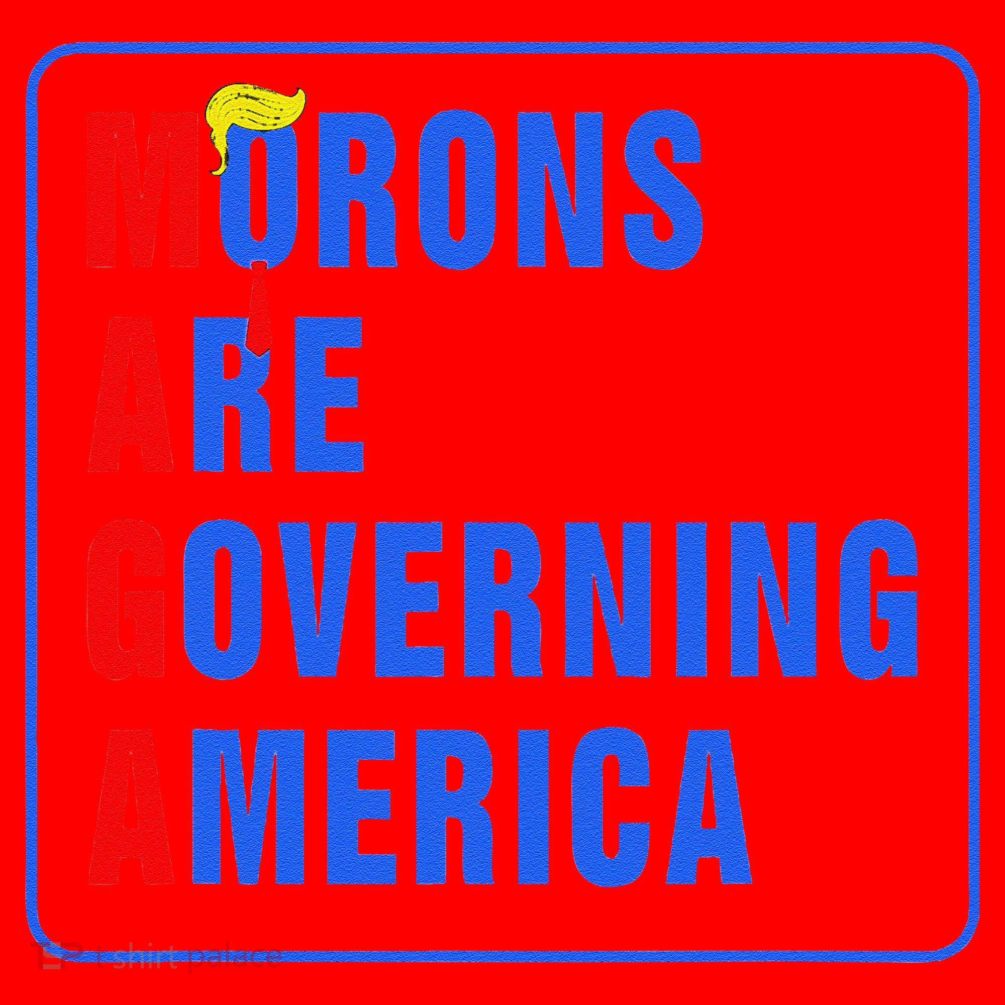 Morons Are Governing America Funny Trump 2024 (5) Santa Hat