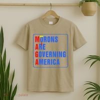 Morons Are Governing America Funny Trump 2024 (5) T-Shirt thumb 2