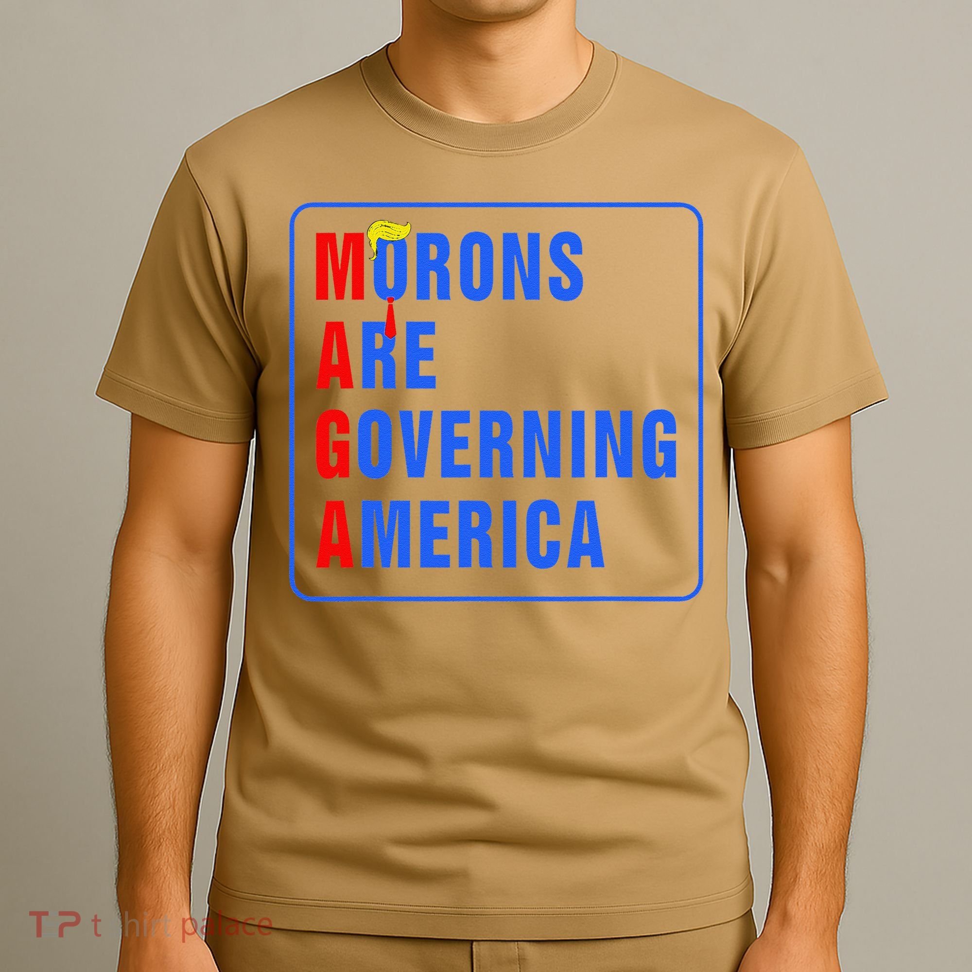 Morons Are Governing America Funny Trump 2024 (5) T-Shirt
