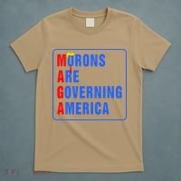 Morons Are Governing America Funny Trump 2024 (5) T-Shirt thumb 5