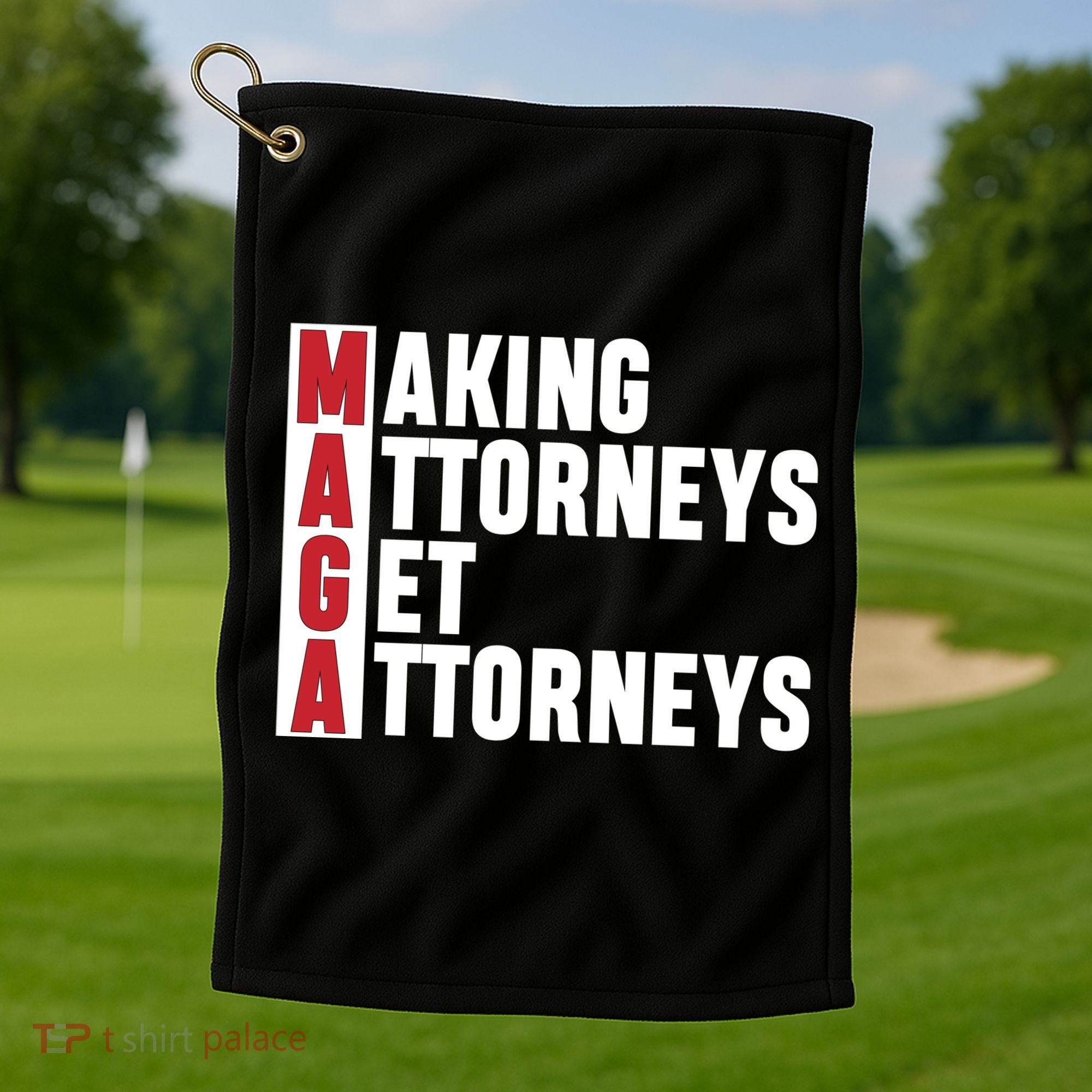 Making Attorneys Get Attorneys Maga Golf Towel