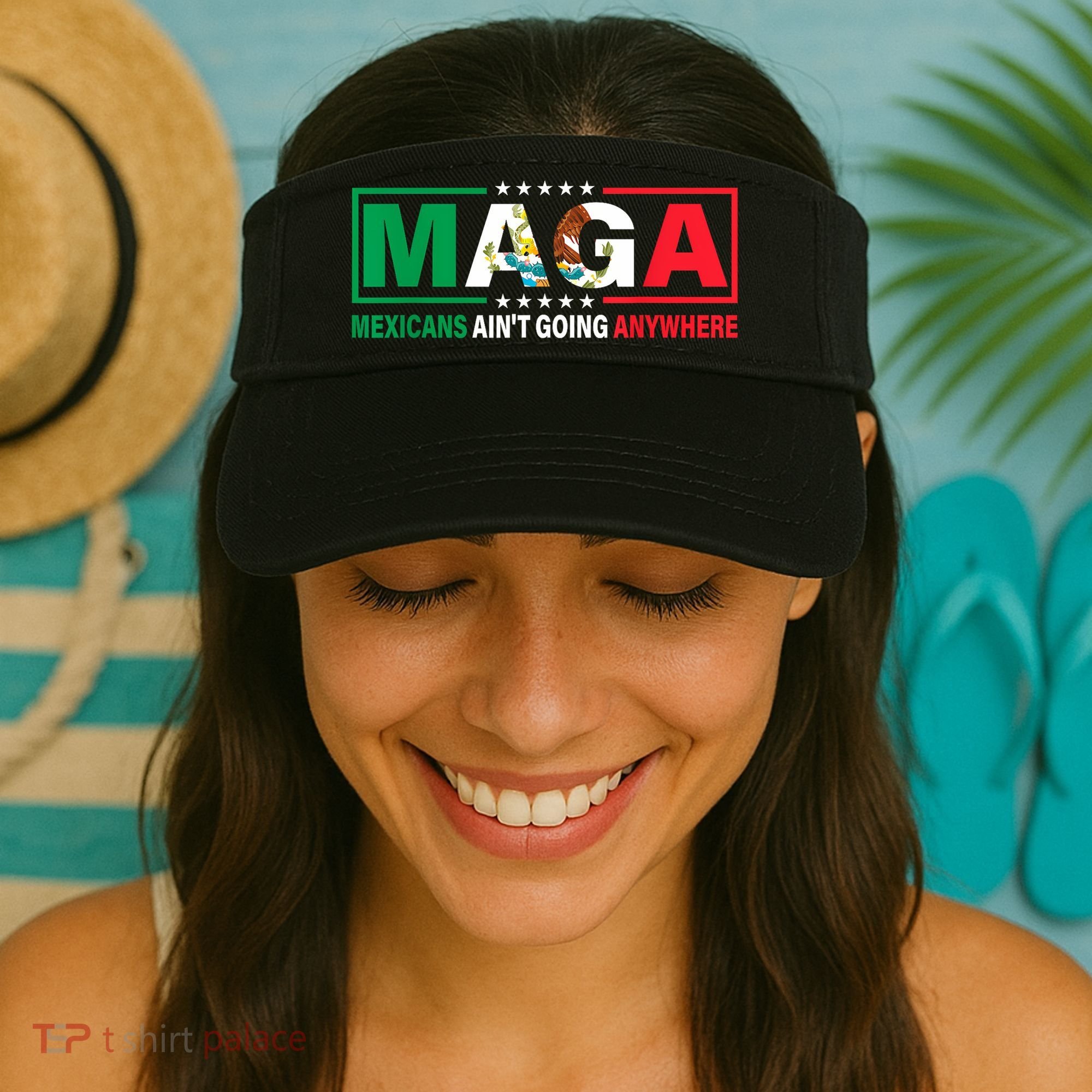Mexicans AinT Going Nowhere Visor