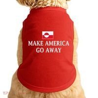 Make America Go Away Greenland Flag Anti-MAGA Doggie Tank thumb 0