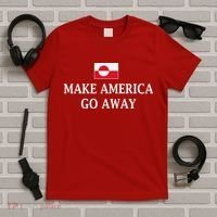 Make America Go Away Greenland Flag Anti-MAGA T-Shirt thumb 5