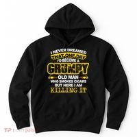 Mens A Grumpy Old Man Who Smokes Cigars T Cigar Lover Hoodie thumb 0