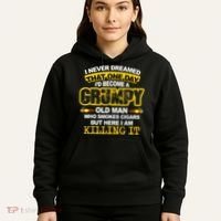 Mens A Grumpy Old Man Who Smokes Cigars T Cigar Lover Hoodie thumb 5