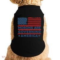 Morons Are Governing America Political Satire Doggie Tank thumb 0