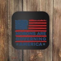 Morons Are Governing America Political Satire Coaster thumb 0