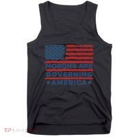 Morons Are Governing America Political Satire Tank Top thumb 0