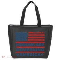 Morons Are Governing America Political Satire Tote Bag thumb 0