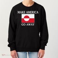 Make America Go Away MAGA Greenland Women's Sweatshirt thumb 0