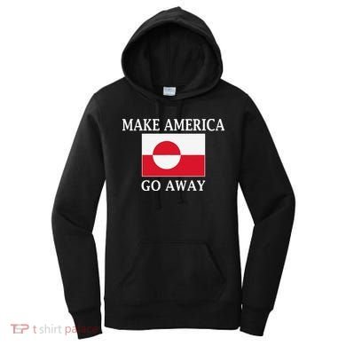 Make America Go Away MAGA Greenland Women's Hoodie