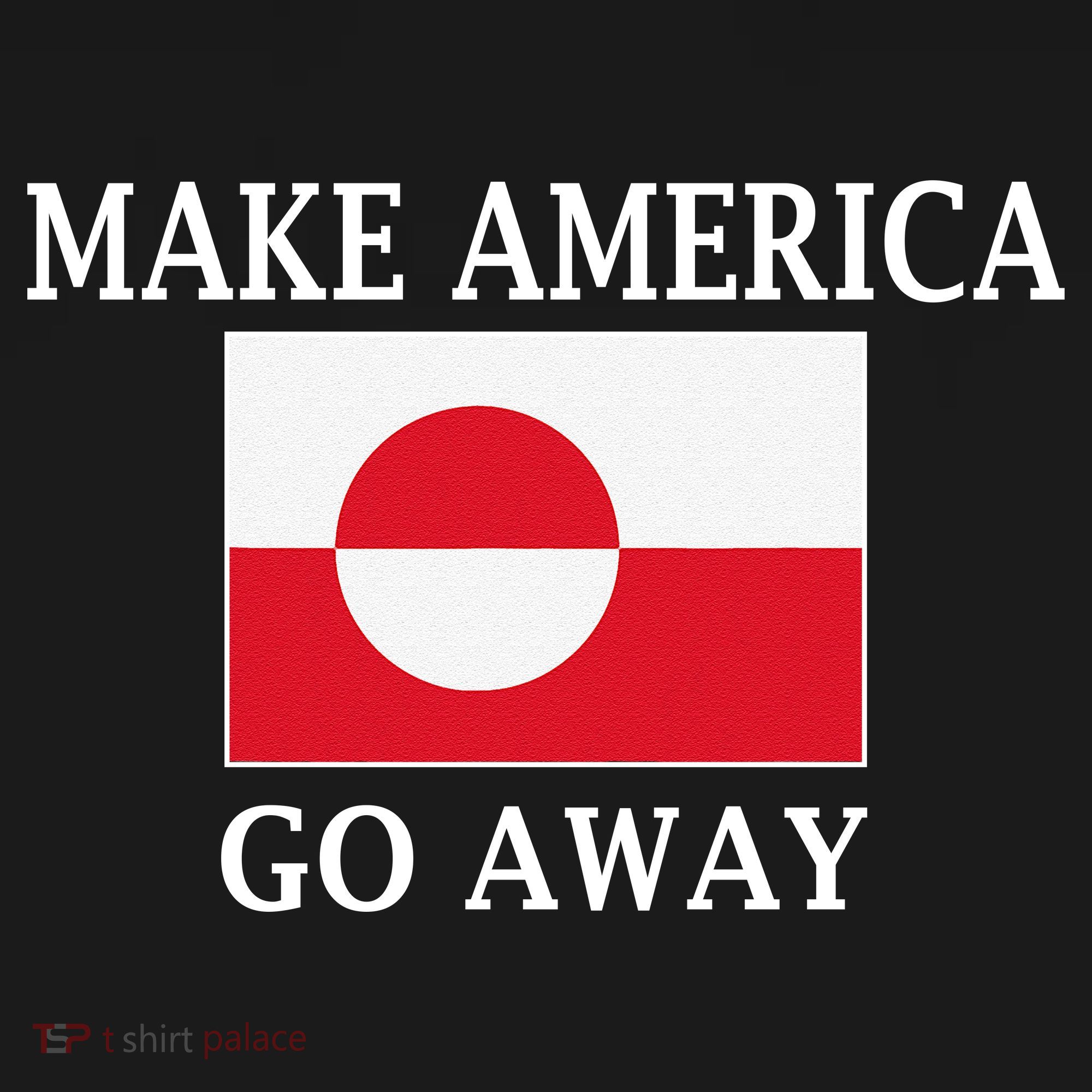 Make America Go Away MAGA Greenland Women's Hoodie
