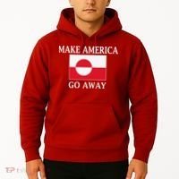 Make America Go Away MAGA Greenland Hoodie thumb 2