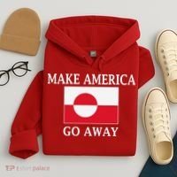 Make America Go Away MAGA Greenland Hoodie thumb 4