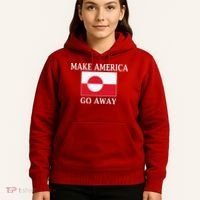 Make America Go Away MAGA Greenland Hoodie thumb 5