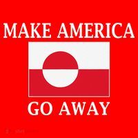 Make America Go Away MAGA Greenland Coaster thumb 2