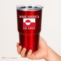 Make America Go Away MAGA Greenland Tumbler thumb 2