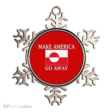 Make America Go Away MAGA Greenland Ornament